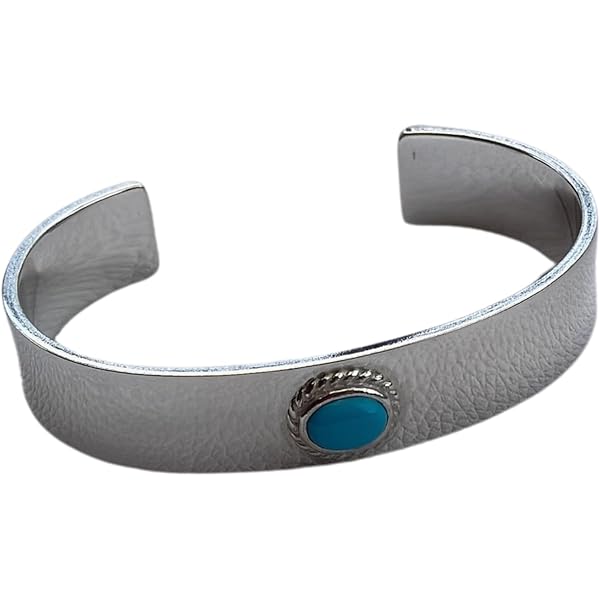 ターコイズ シルバー バングル STERLING Amazon | [silver KYASYA]平打バングル ターコイズバングル